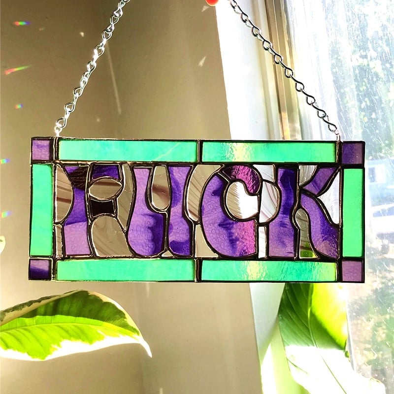 🔥Last Day Sale - 60% OFF🎁F*CK Suncatcher