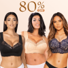 Ultimate Lift Full-Figure Seamless Lace Cut-Out Bra, Comfortable and Breathable Without Restraint