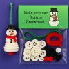 ✨Buy 3 Get 1 Free✨☃️ DIY Button Snowman Decoration Kit☃️