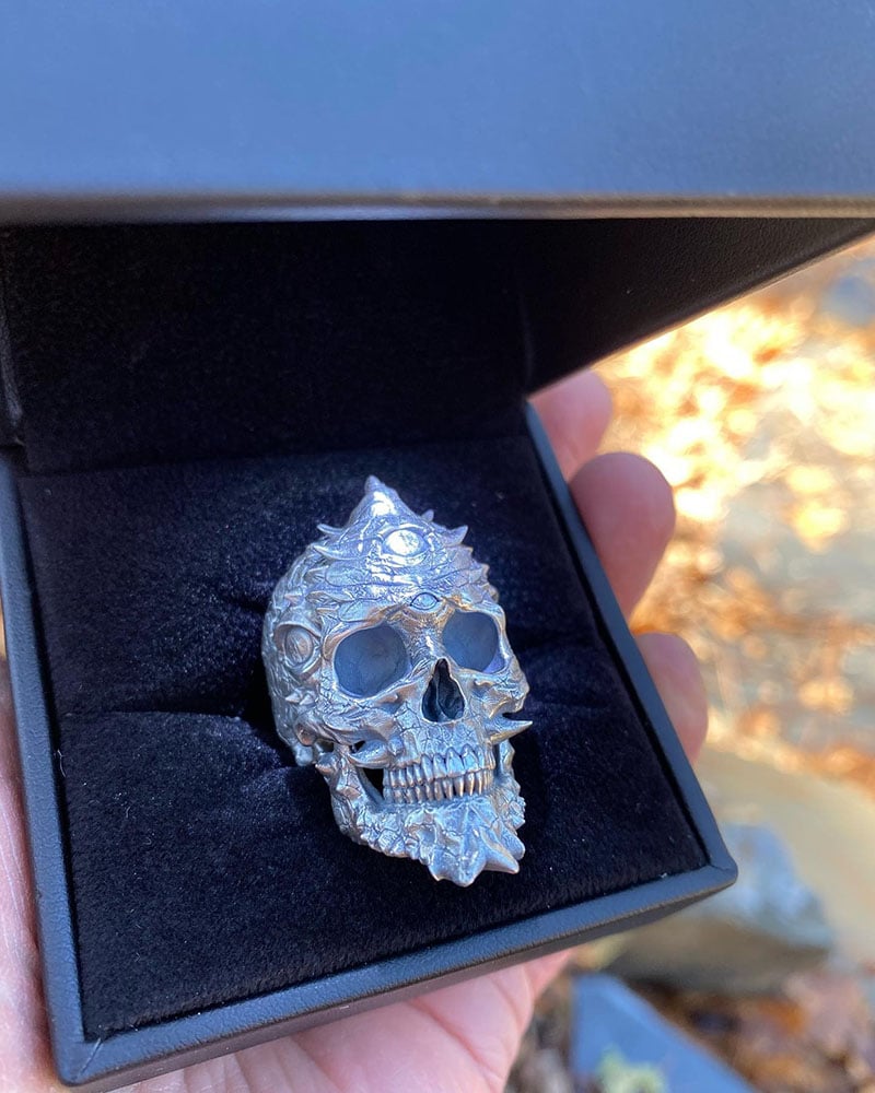 🔥Last Day Promotion 70% OFF🔥Death Saves 3Eyes Dragon Skull Ring⚡BUY 2 FREE SHIPPING