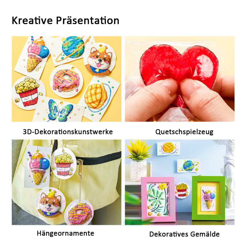 🔥Geschenke zum Kindertag–Magic 3D Schaum-Textur-Malset 🎨