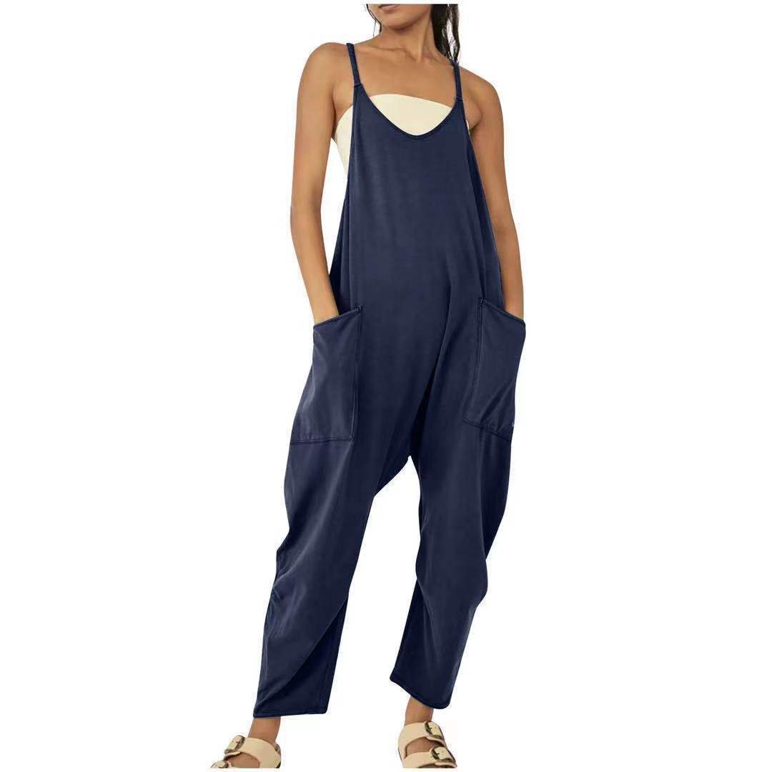 🔥Wide Leg Jumpsuit with Pockets (Buy 2 Free Shipping)