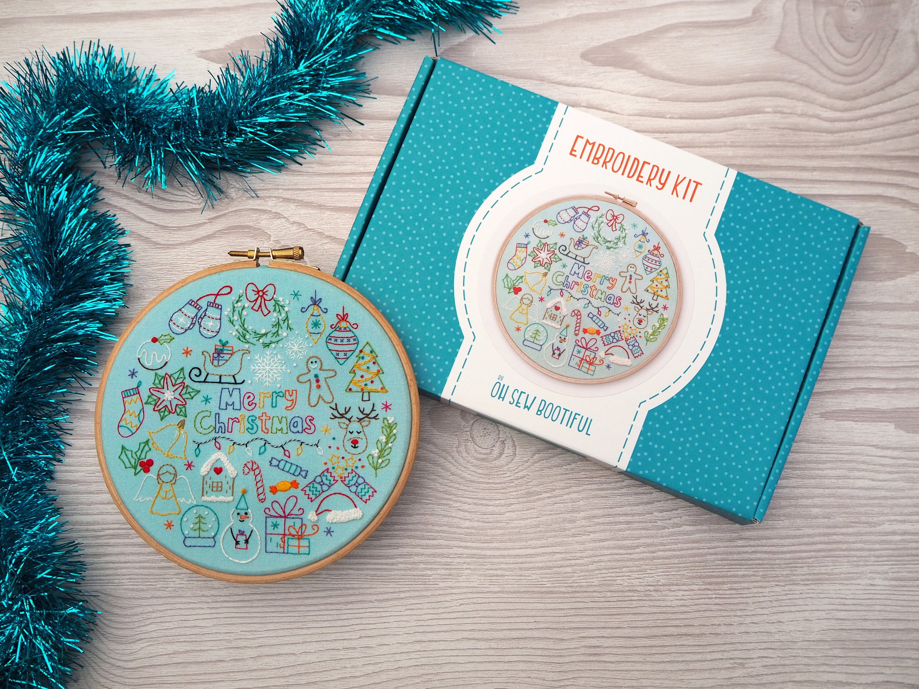 (🎄EARLY CHRISTMAS SALE - 50% OFF) 🎁24 Days of Advent, Christmas Embroidery Kit, Buy 2 Free Shipping Only Today🚚