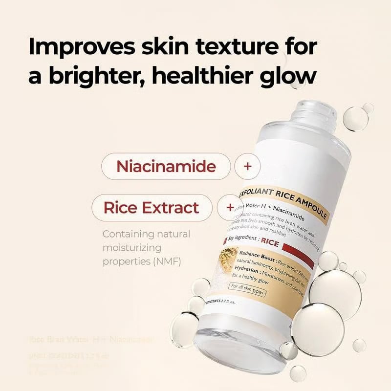 🎁TikTok Last Day Sale - 70% OFF✨Peel Shot Glow Rice Ampoule Duo - Serums for Brightening, Exfoliating, and Moisturizing🌾