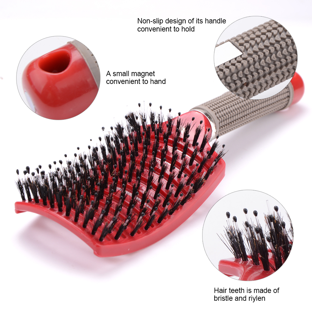 Detangler Bristle Nylon Hairbrush🔥BUY 1 GET 1 FREE LAST DAY🔥