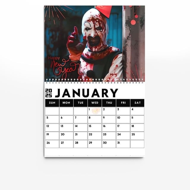 2025 Terrifier Themed Calendar