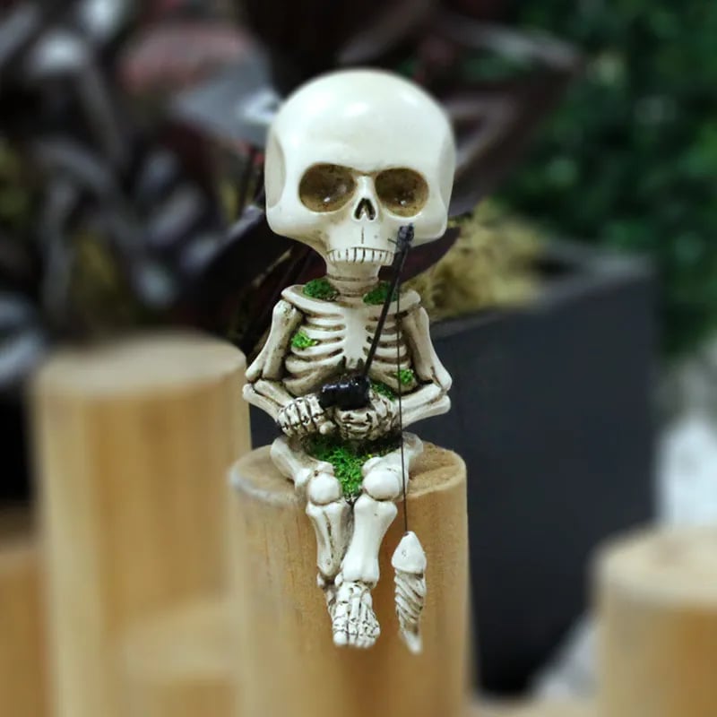 TikTok Last Day Promotion -60% OFF🎉Fishing Skeleton Garden Accessory