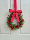🔥Christmas Specials – Save 30%/🌲Christmas Boxwood Berry Candle Wreath