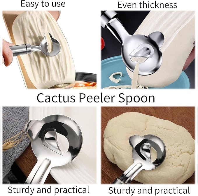 🎁TikTok Last Day Sale - 70% OFF🎉Cactus Peeler Spoon 🌵- Essential Tools for Cactus Lovers🔥