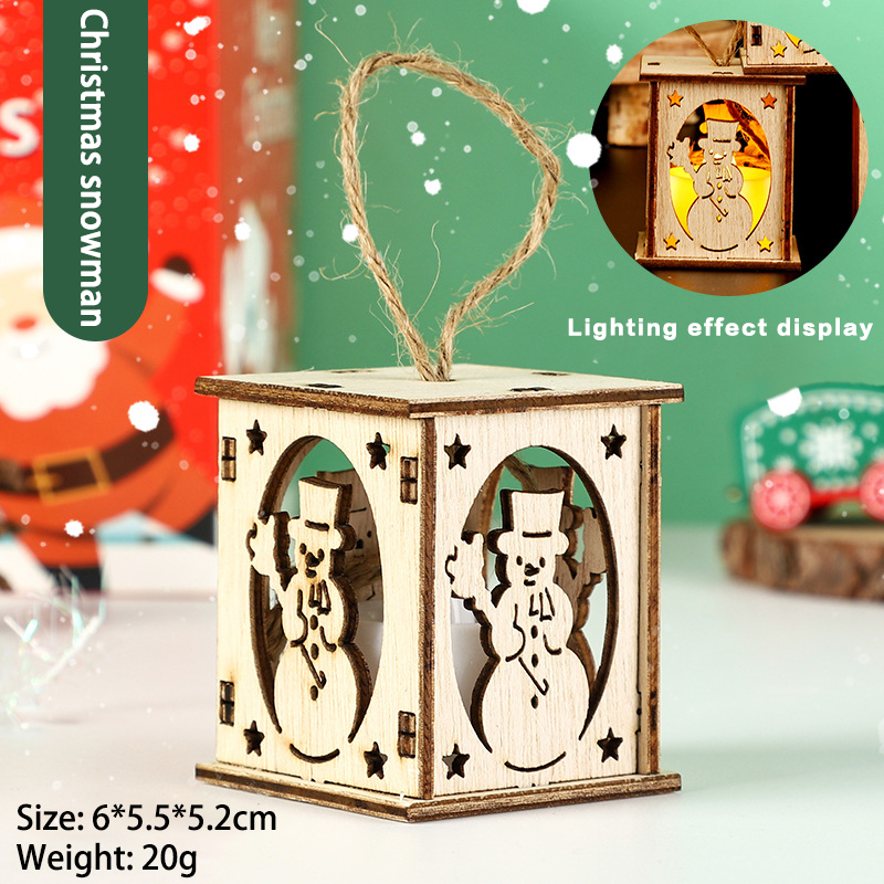 🎄Ealy Christmas Sale 49% OFF✨Christmas LED Wood House Ornaments Eco-friendly Glowing