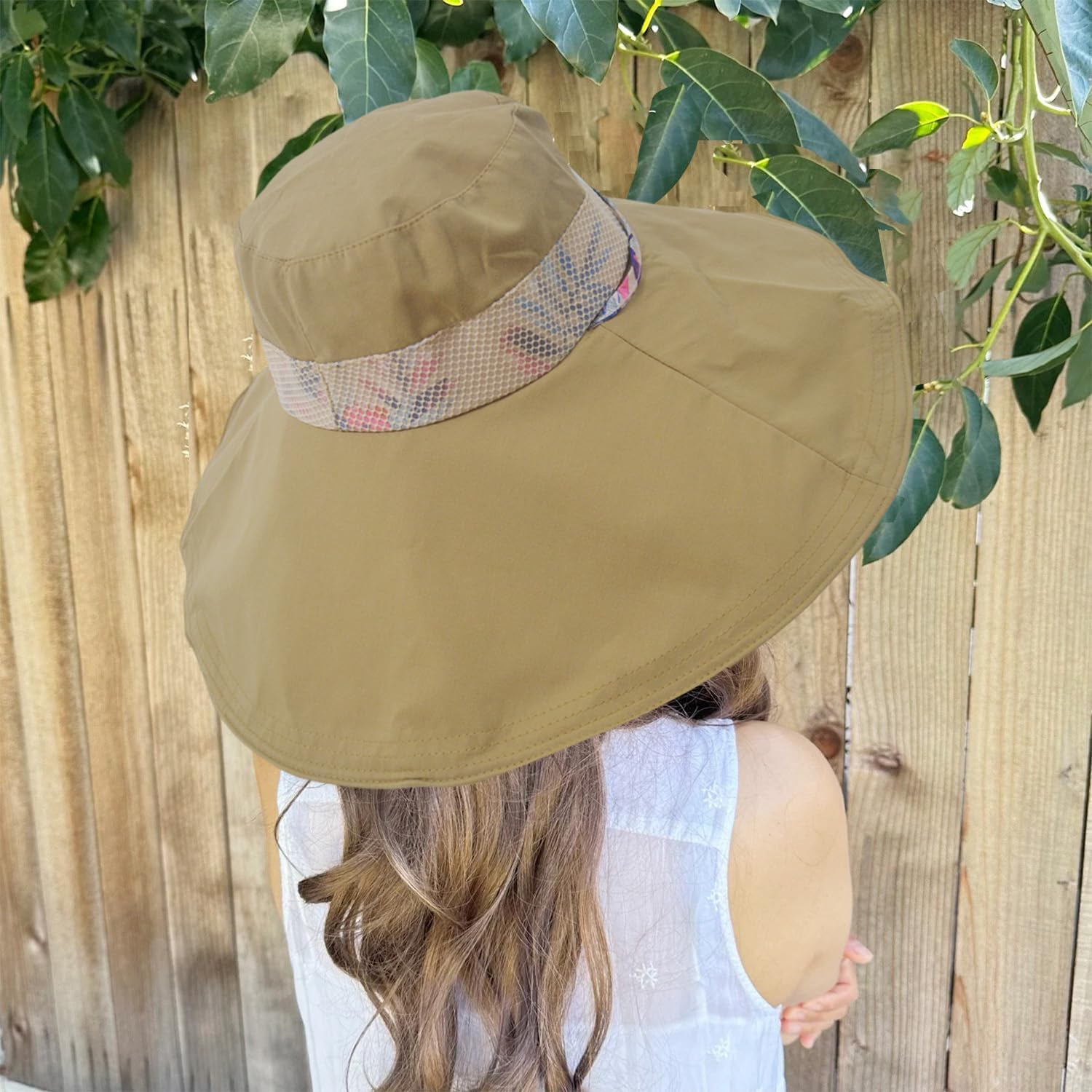 Packable Large Brim Sun Hat for Women - 6.7