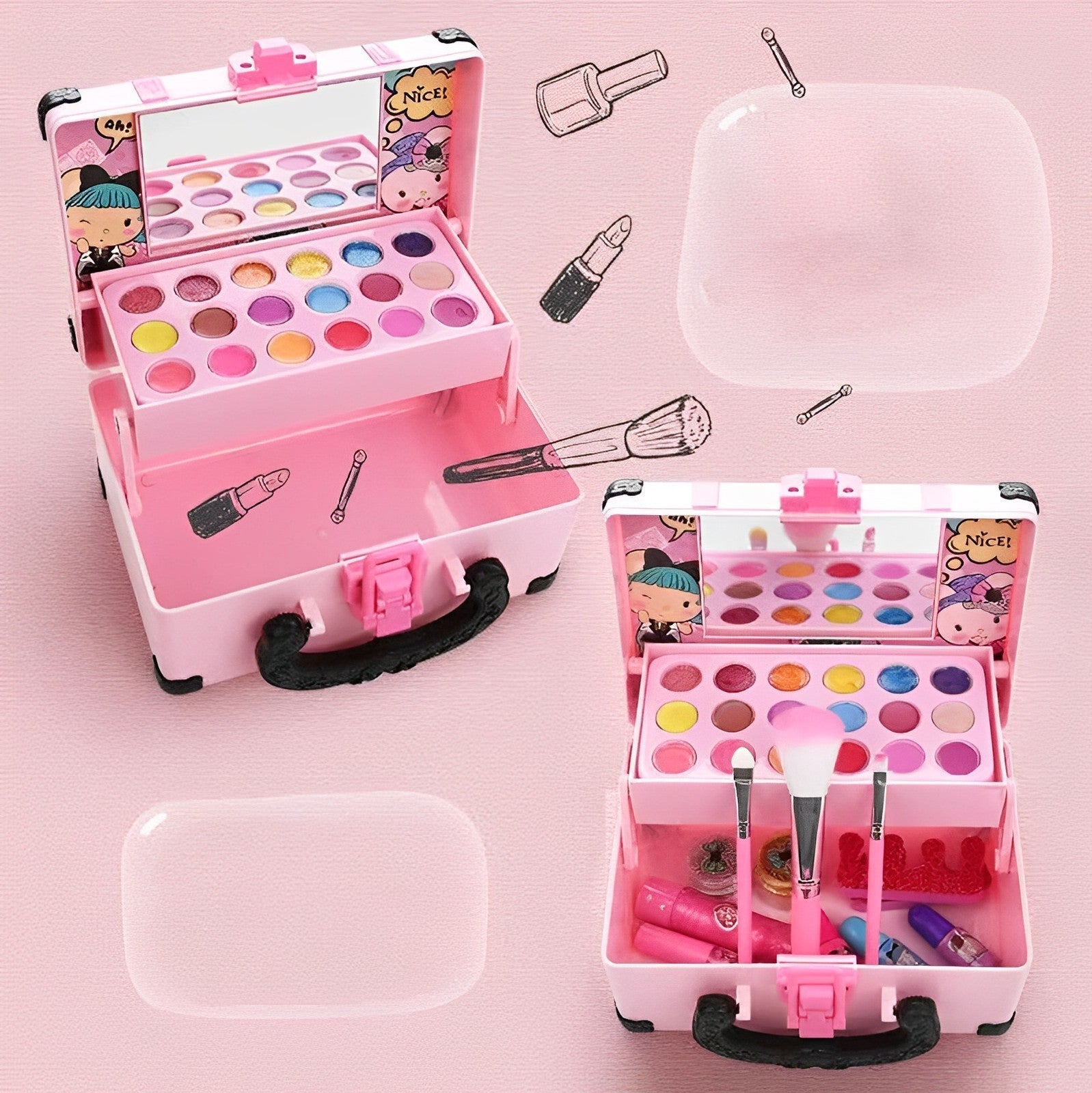 🔥Last Day Promotion 70% OFF 🎀Kids Washable Makeup Beauty Kit🎁