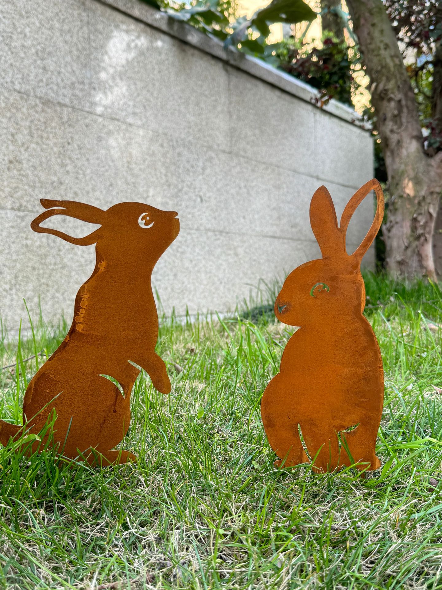 🔥 July 4th Sale – 50% OFF! Rustic Metal Animal Silhouette Garden Decor Set – Wildlife Lawn Ornaments for Outdoor Yard Art
