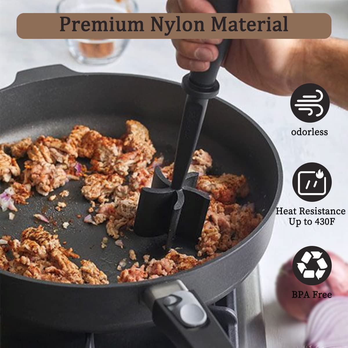 🎄Early Christmas Sale - 49% OFF🎁Premium Heat Resistant Mix Chopper-Buy 2 Free Shipping Today