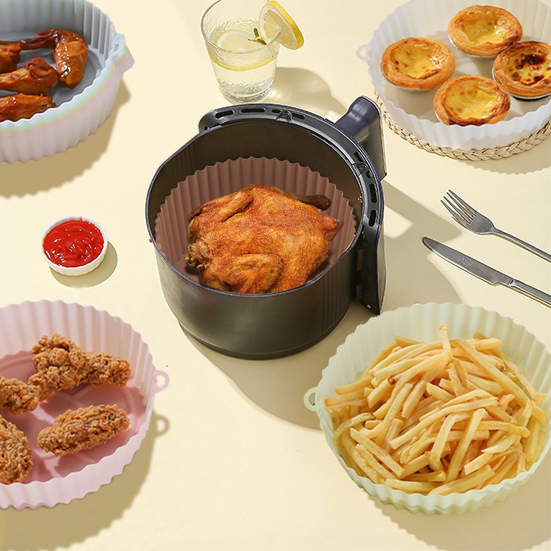 (🔥LAST DAY PROMOTION - SAVE 50% OFF) Air Fryer Silicone Baking Tray-BUY 3 FREE SHIPPING