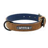 Personalized, Custom Engraved Leather Dog Collar & Leash Set