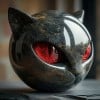 🎁TikTok Last Day Sale - 70% OFF🐱Luxury Black Cat Sculpture - Hand-Carved Glossy Non-Electric Decor