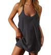 🔥Letzter Tag 49 % Rabatt👗Sommerliches ärmelloses Minikleid für Frauen (Enthält einen Jumpsuit)