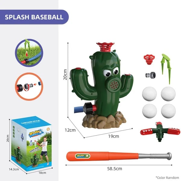💥LAST DAY SALE 50% OFF💥Water Sprinkler Baseball Toy