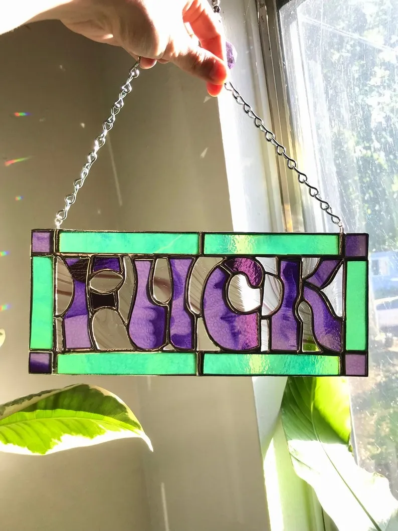 🔥Last Day 49% OFF😎 F*CK Suncatcher