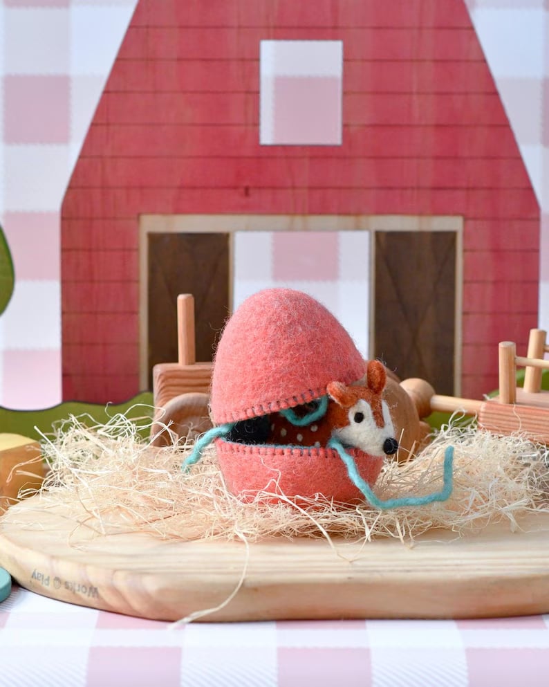 🐣New Easter Arrivals - Surprise Easter Egg from Wool Felt