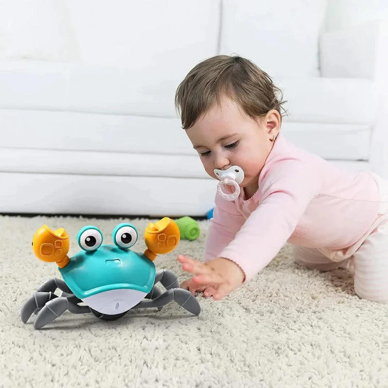 (🎅Early Christmas Sale - 50% OFF) 🎁Interactive Crawling Crab Baby Toy - 🚚Buy 2 Get Free Shipping