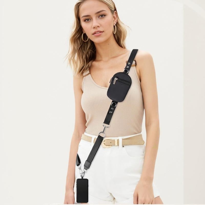 🔥 2025 HOT SALE 49% OFF-Adjustable Phone Lanyard Crossbody Strap with Wallet
