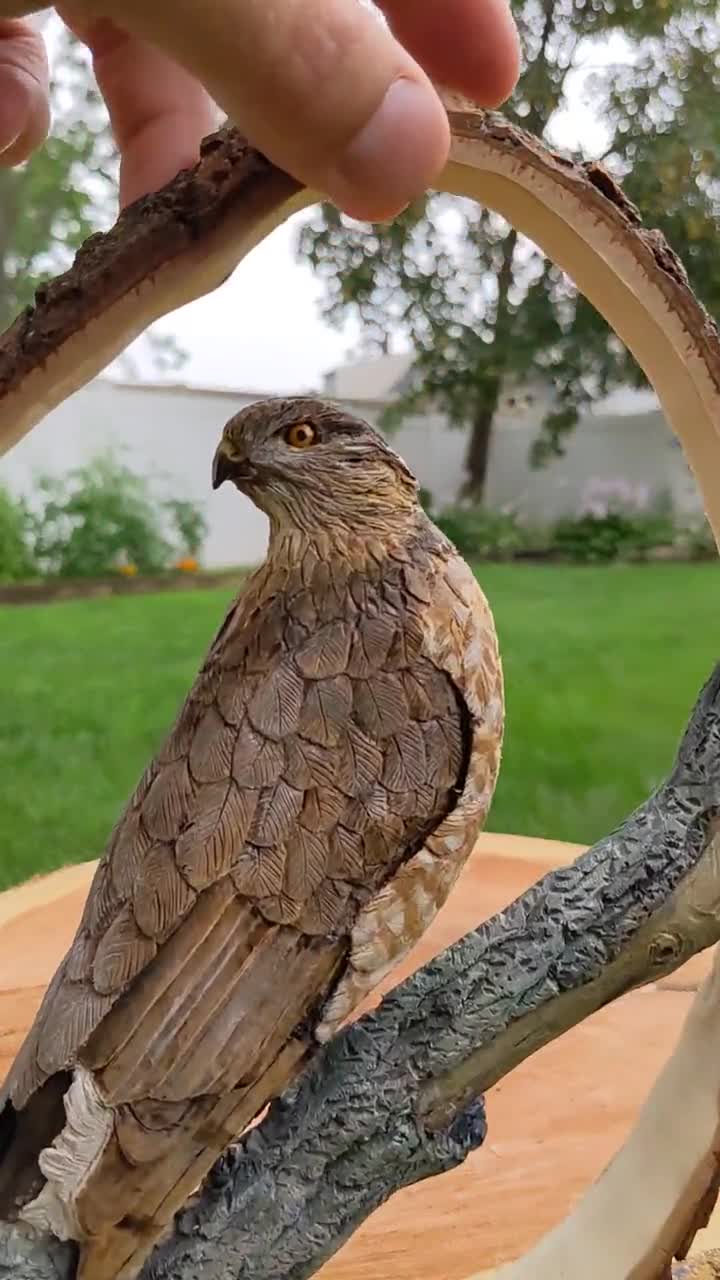 Handmade Wooden Eagle