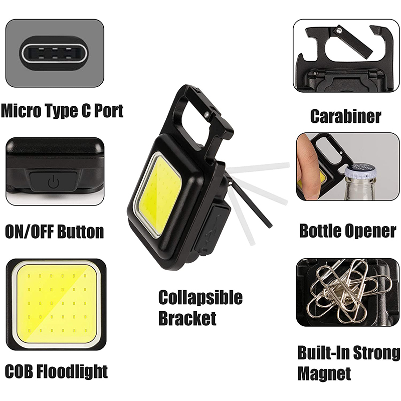 (🔥Last Day Promotion-48%OFF)Mini LED Flashlight Keychain(Buy 5 get 5 Free & Free shipping)