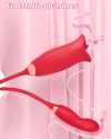 Rose Muncher Powerful Sucking Vibrator Dildo Women's Tongue Licking