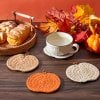 🎁TikTok Last Day Sale - 70% OFF👻Pumpkins Coaster Handmade Knitted Drink Coaster Set