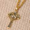 ✝️100% Handmade Crown Of Thorns Cross Necklace