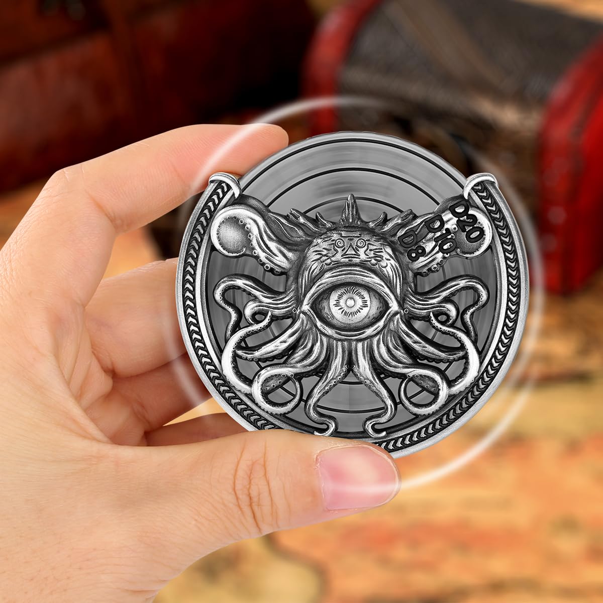 🎁TikTok Last Day Sale - 70% OFF🎉DND 7-in-1 Octopus Metal Dice