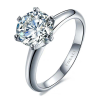 🔥Last Day Promotion- SAVE 70%🎄Eterna Moissanite Round Cut Solitaire Ring