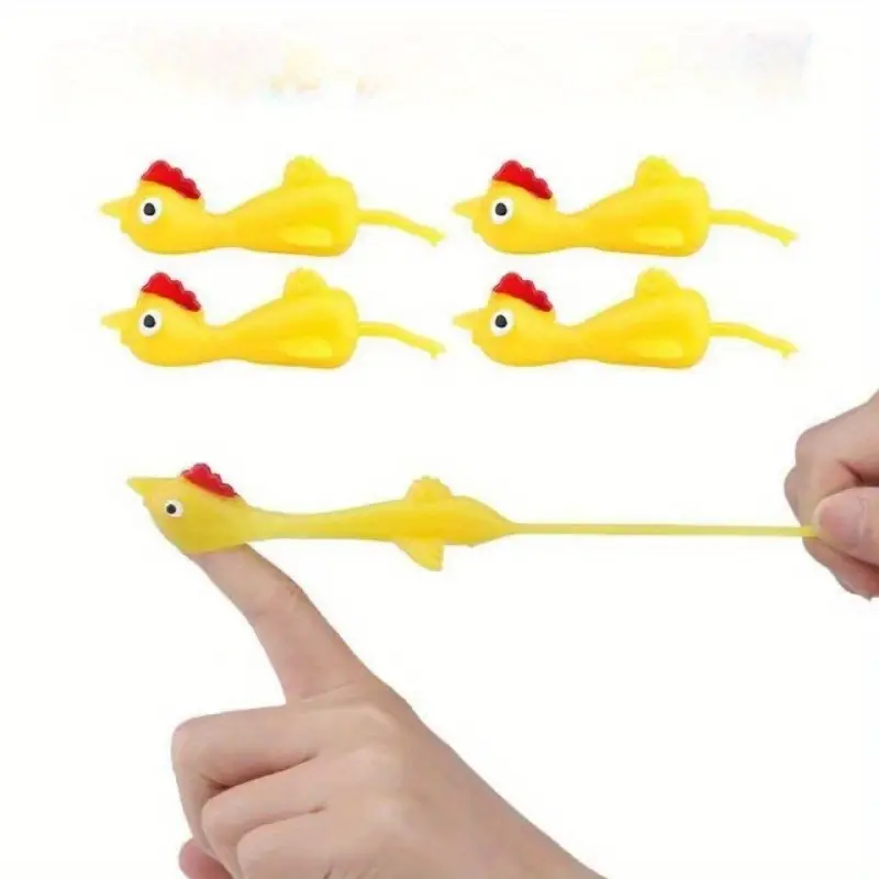 🎁Finger Catapult Chicken Game for Kids, Slingshot Chicken Finger Toys