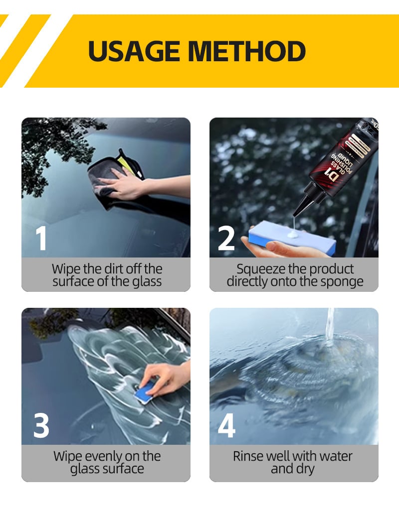 ⏰LAST DAY SALE 50% OFF - Car Glass Polishing Compound⚡BUY 2 GET 1 FREE