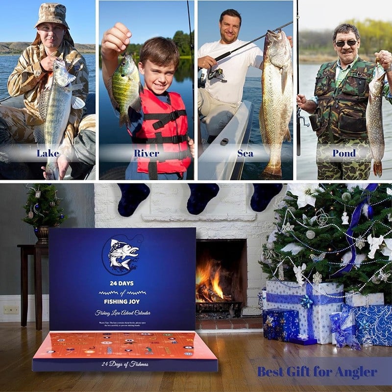 🔥Last Day 60% OFF🔥24 Days Fish Tackle Set Advent Calendar
