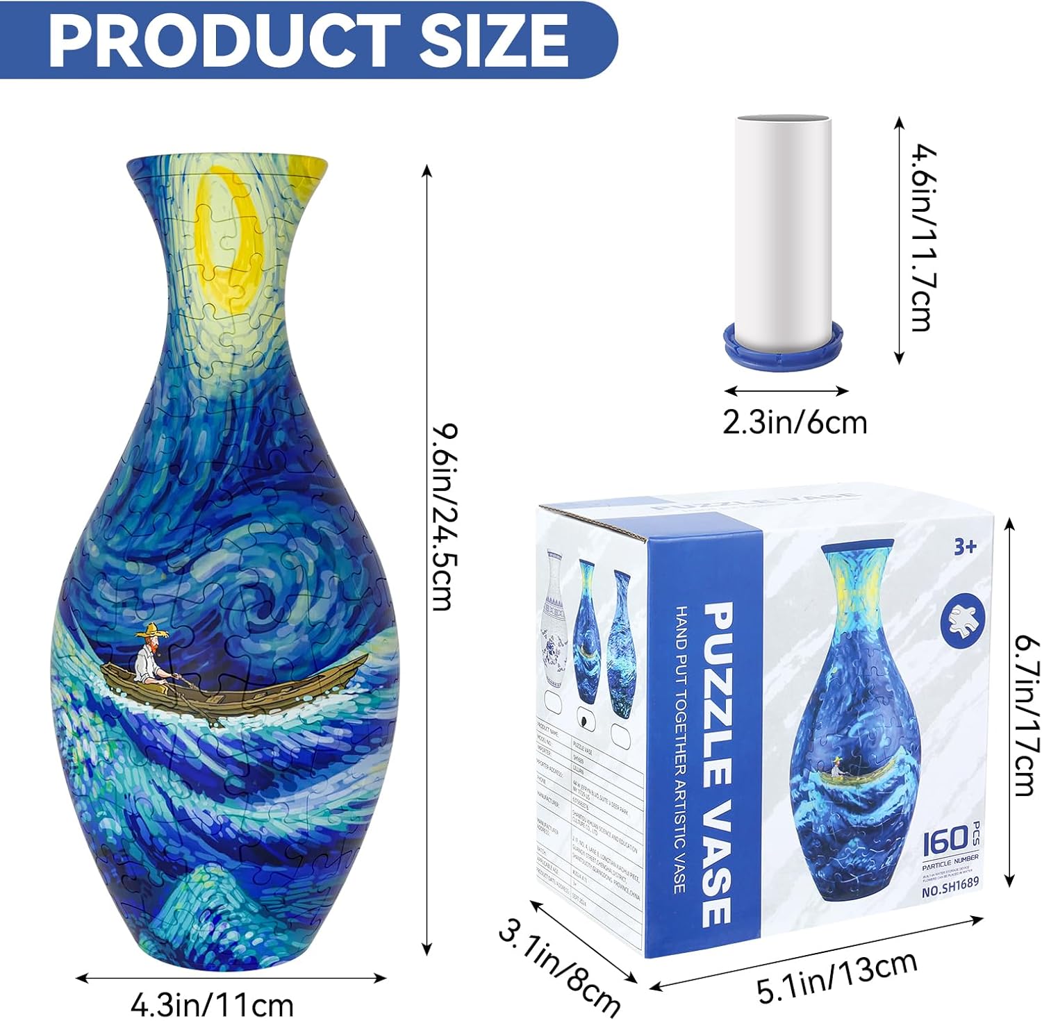 🔥Christmas Sales 50% OFF🎄3D Art Puzzle Vase