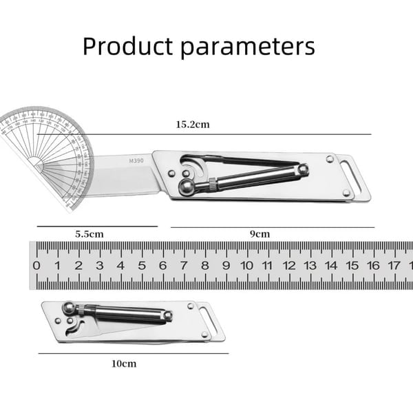 Creative Mechanical Hydraulic Rod Modeling M390 Folding Knife