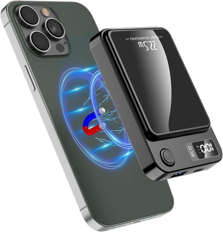 🔥Last Day Promotion 50% OFF🔥Ultra-Thin Mini Wireless Magnetic Power Bank
