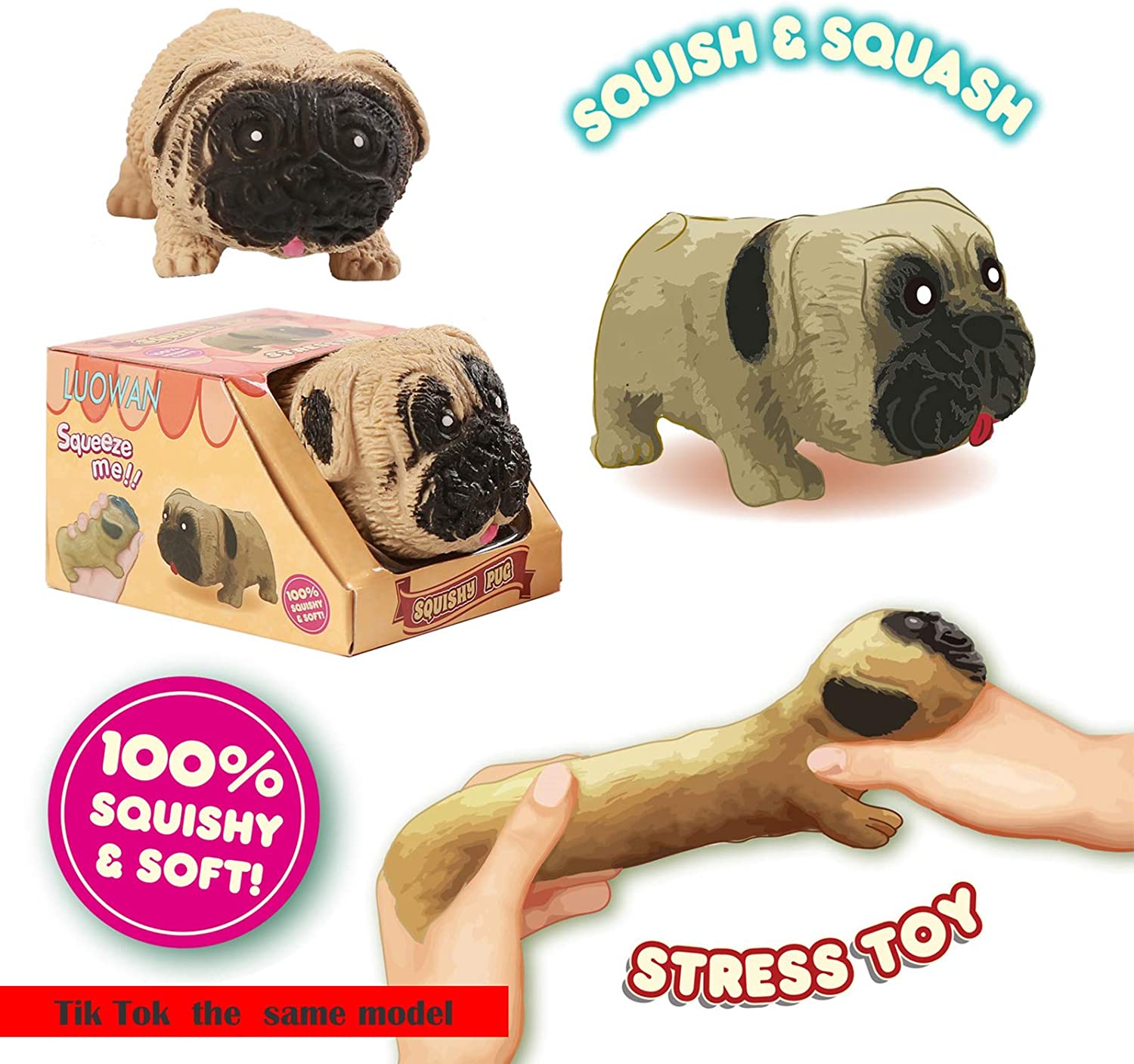 Early Spring Hot Sale 48% OFF - Squishy Pug Dog(BUY 2 GET EXTRA 10% OFF NOW)