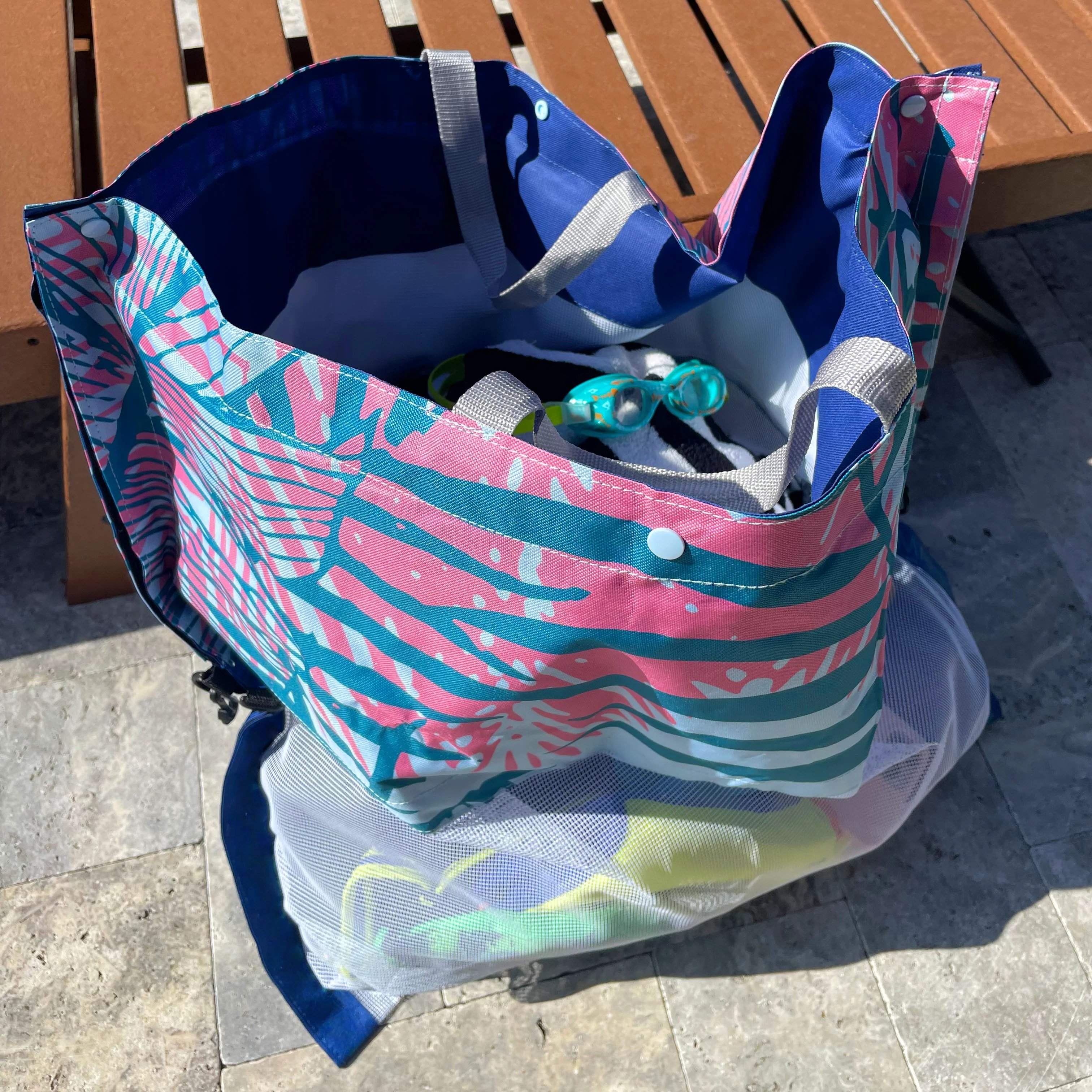 ⏰LAST DAY SALE 50% OFF💥2-In-1 Floating Hammock And Beach Tote