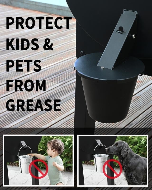✨LAST DAY 49% OFF💥Grease Bucket with Lid & Silicone Liner