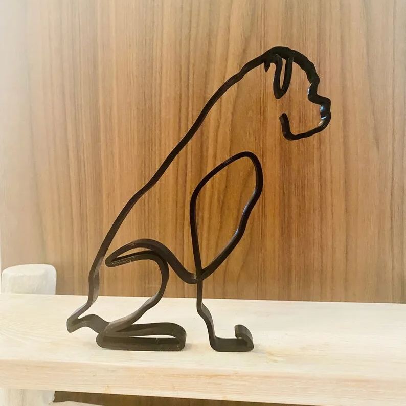 Cat Minimalistic Sculpture