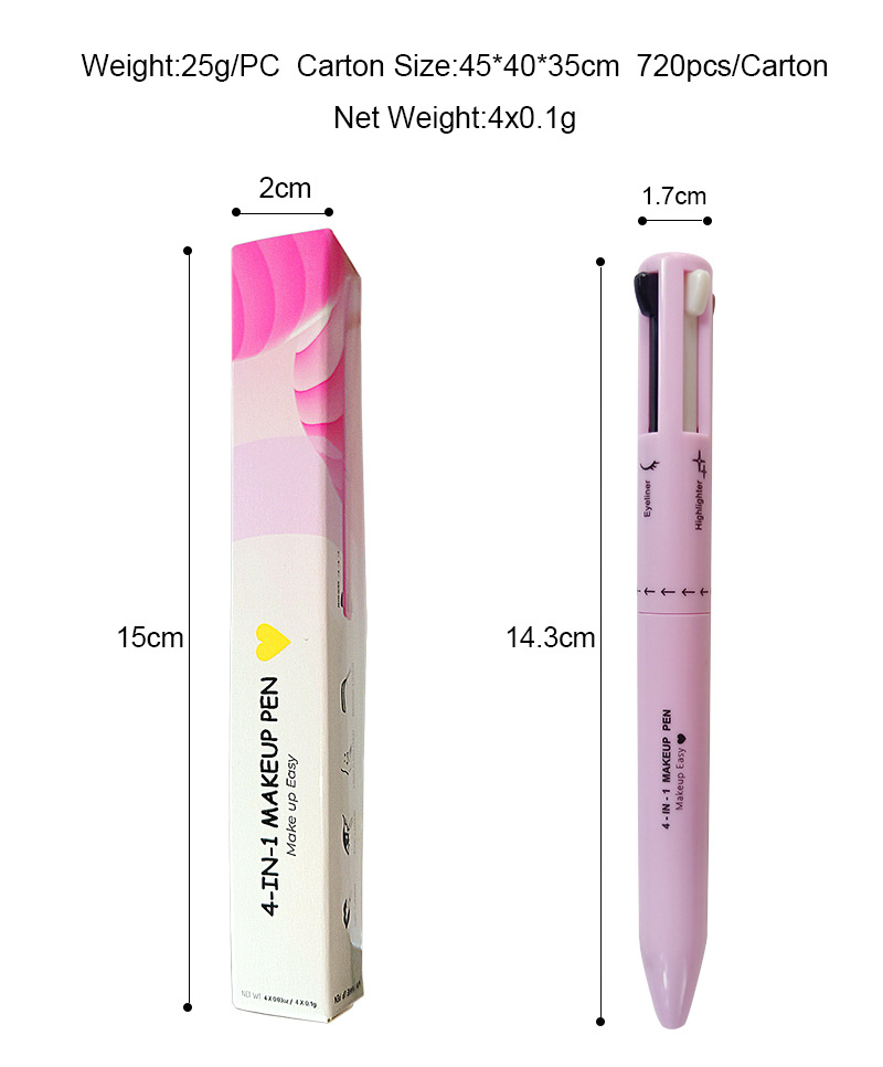 (🌲Early Christmas Sale- SAVE 48% OFF)Gicibady™ - 4 in 1 Make-Up Pen(Buy 2 Free 1)