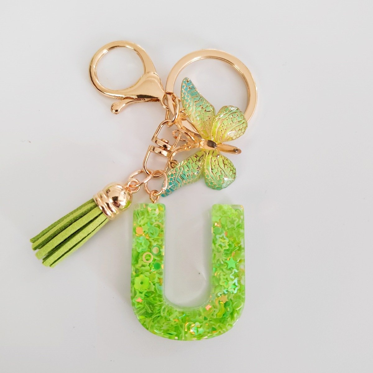 🎄TikTok Christmas Sale - 70% OFF🎄Initial Letter Keychains🦋