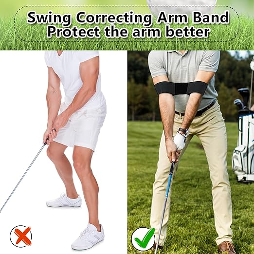 🔥Last Day Promotion 48% OFF-🎁-Golf Wrist Correction Trainer & Arm Band Set🏌️