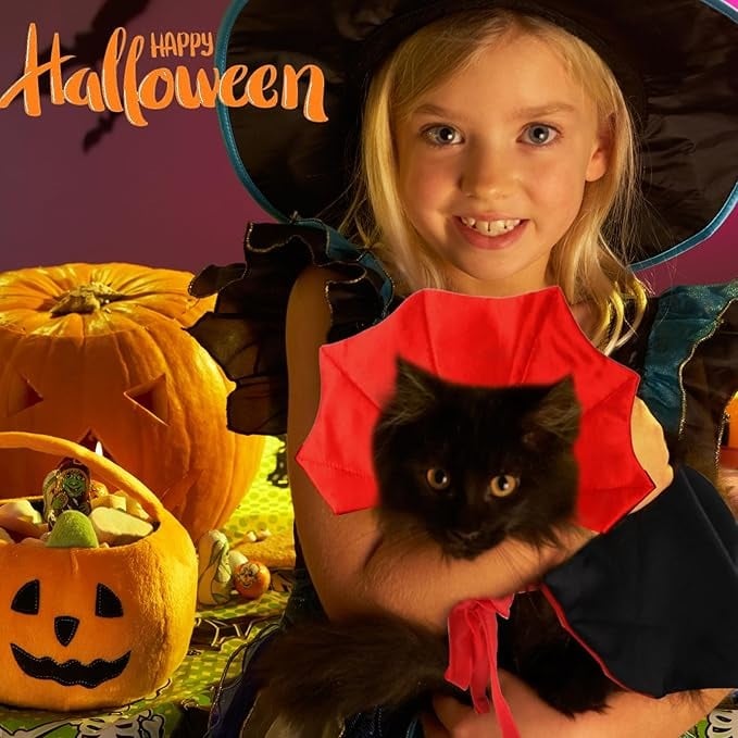 🎁TikTok Last Day Sale - 70% OFF🧛🧛Halloween Vampire Count Pet Cloak