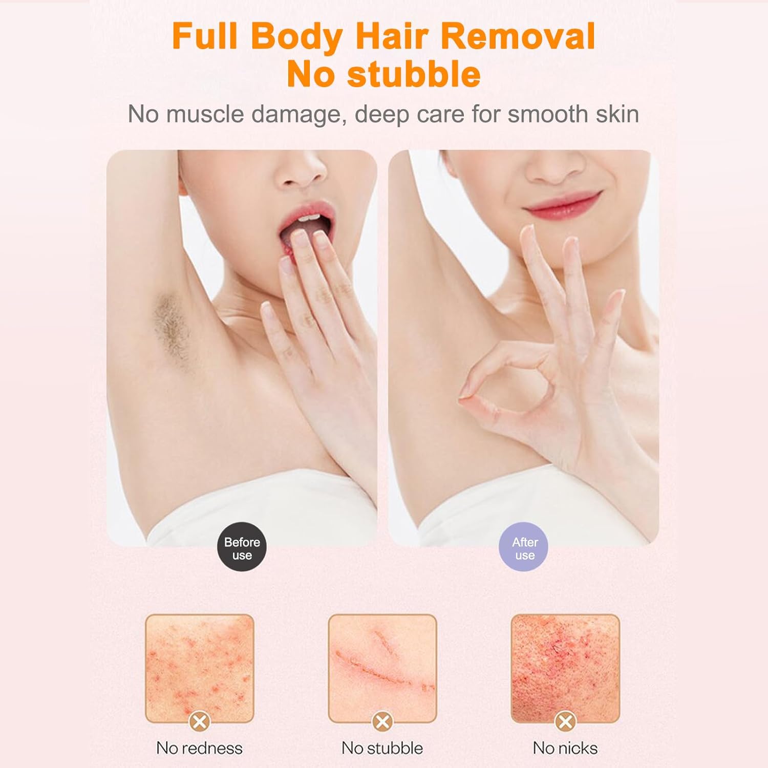 🔥Last Day Promotion 70% OFF🔥Double Head Private Hair Removal Device⚡️Buy 2 Free Shipping