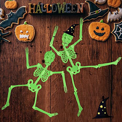 🎃Early Halloween HOT SALE 48% OFF- 5ft Halloween Hanging Luminous Skeleton  (BUY 3 Get 1 FREE&FREE SHIPPING)🎃